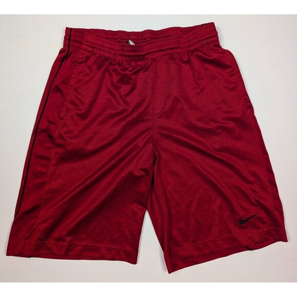 Nike Basketball Active Performance Shorts Red Medium Mens - Picture 1 of 6